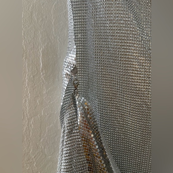 Revolve Metallic Material Mini Dress - Picture 5 of 9